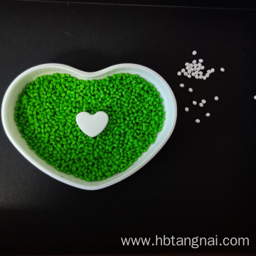 PE coloring plastic granules green color master batch
